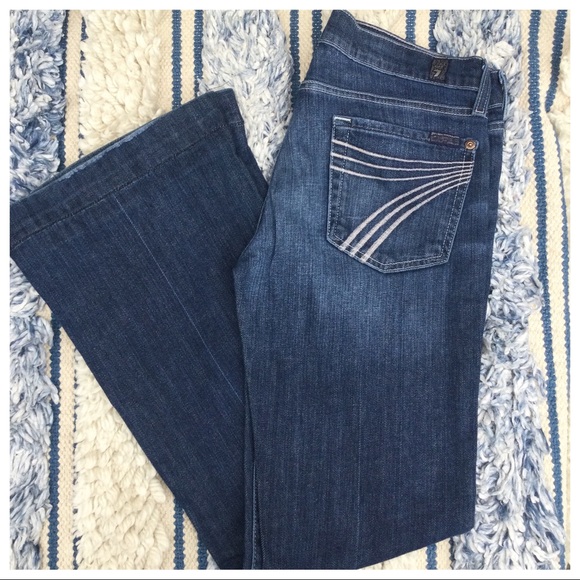 7 For All Mankind Denim - 7 For All Mankind Dojo Boot Cut Jeans Size 28